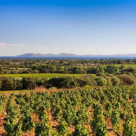 Vila Les Romarins Pour 8 Personnes Avec Vue Panoramique Et Piscine Chauffee A La Londe-les-Maures
